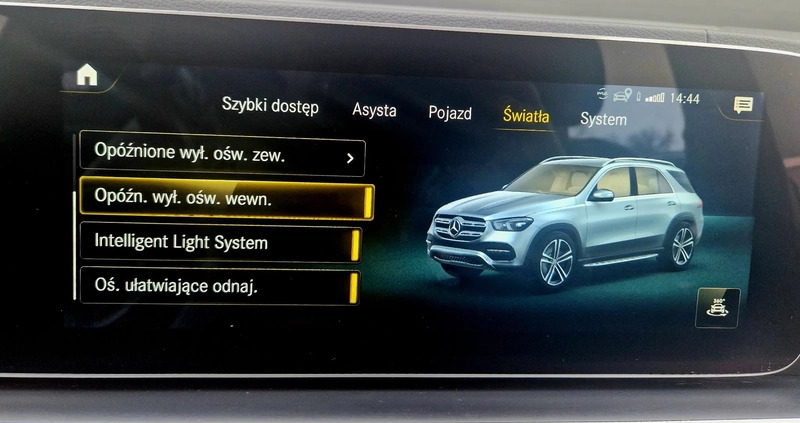 Mercedes-Benz GLE cena 269000 przebieg: 124500, rok produkcji 2018 z Warszawa małe 211